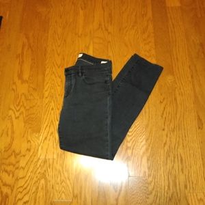 Tory Burch Super Skinny Jeans Logo Pockets Sz 31